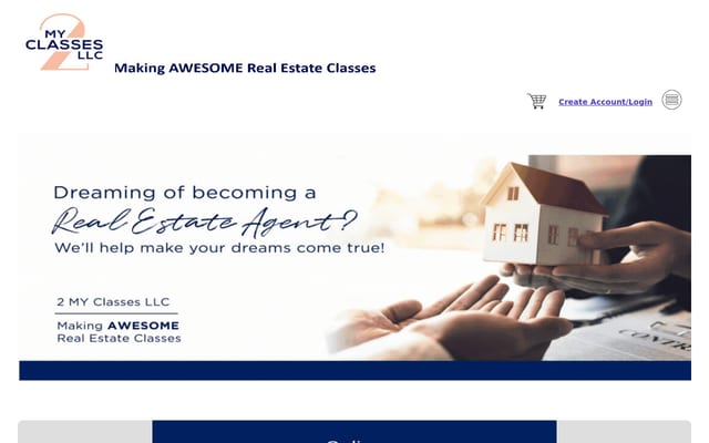 Screenshot of 2myclasses.com