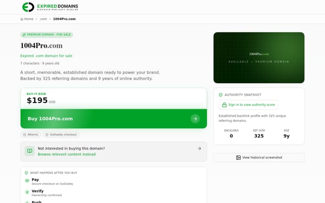 Screenshot of 1004pro.com