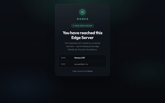 Screenshot of accountbot.io