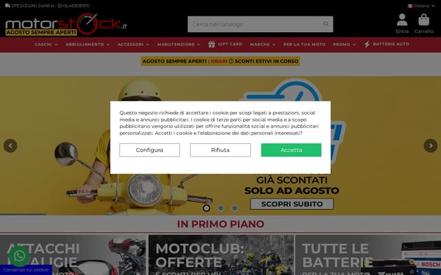 Screenshot of motorstock.it