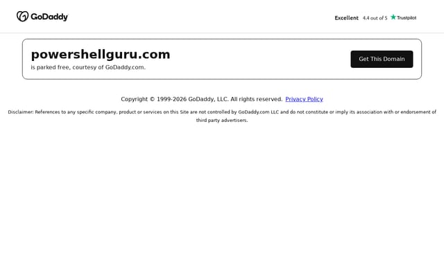 Screenshot of powershellguru.com
