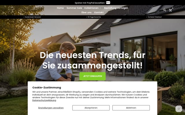 Screenshot of cendura.de