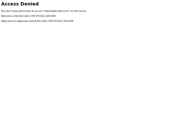 Screenshot of ndtv.com