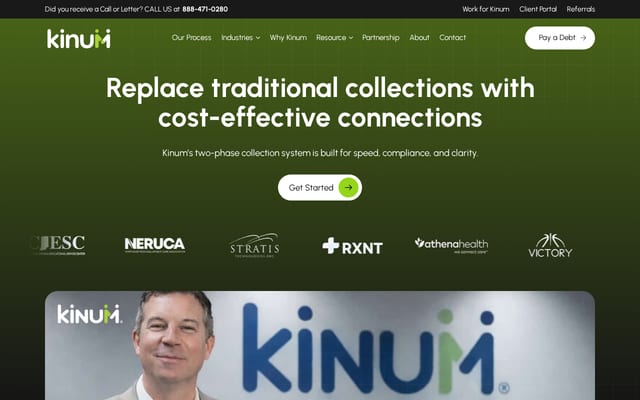 Screenshot of kinum.com
