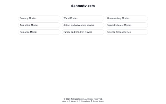 Screenshot of danmutv.com