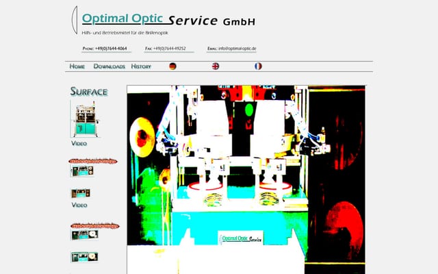 Screenshot of optimal-optic.de