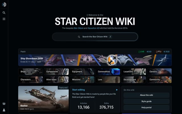 Screenshot of starcitizen.tools