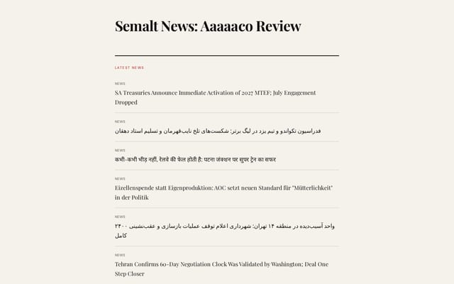 Screenshot of aaaaaco.com