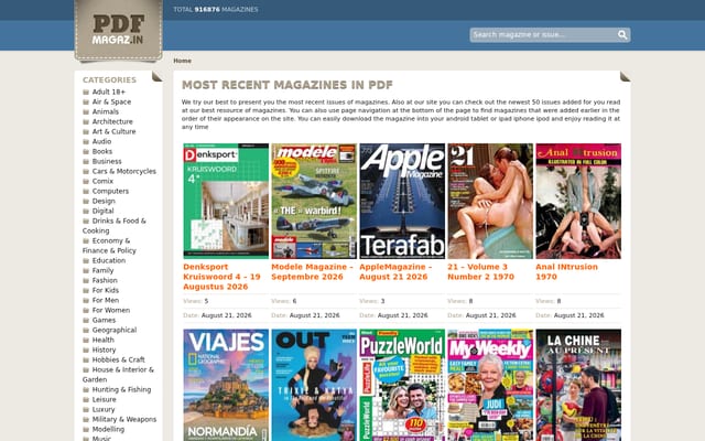 Screenshot of pdfmagaz.in
