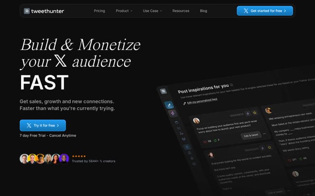Screenshot of whattotweet.com