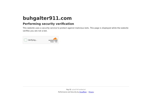 Screenshot of buhgalter911.com
