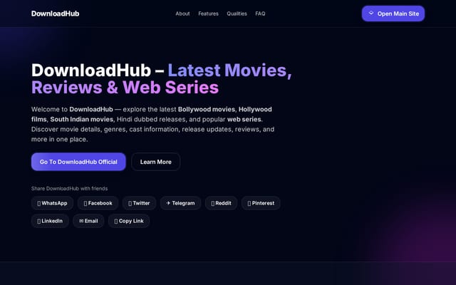 Screenshot of downloadhub.boo
