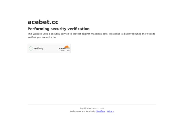 Screenshot of acebet.cc